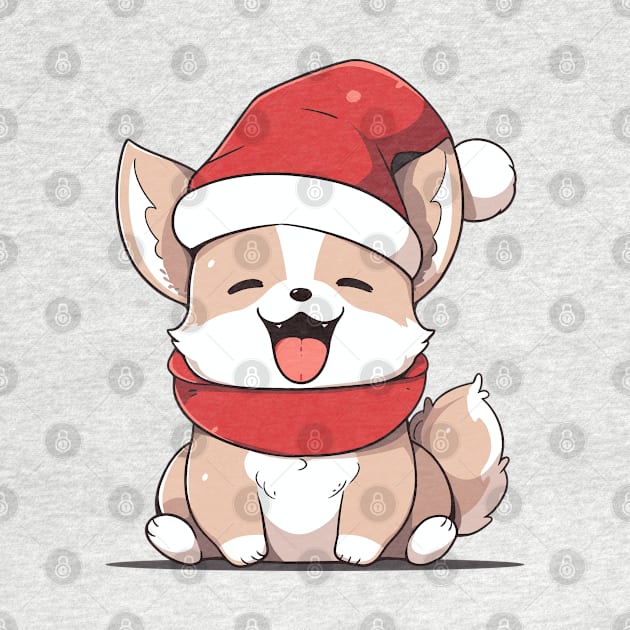 Cute corgi dog smiling by etherElric